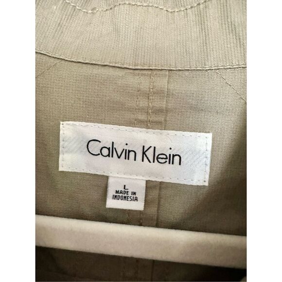 Calvin Klein Tan Windbreaker Jacket - Picture 4 of 6